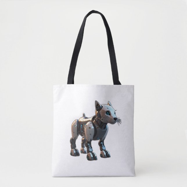 Bolsa Tote robô-cão (Frente)