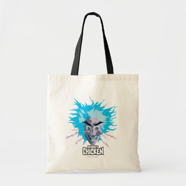 Bolsa Tote Robot Chicken Head Graphic (Frente)