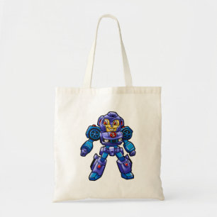 Bolsa Tote Robot de desenho animado  Carro robô Escolher cor