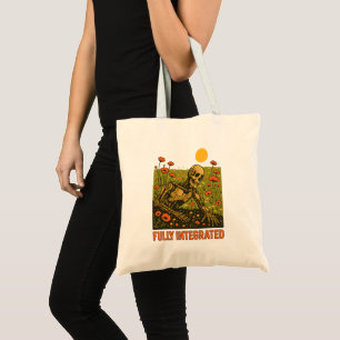 Bolsa Tote Robot Nature Flores Campo de Flor