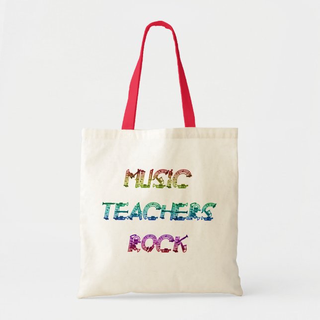 BOLSA TOTE ROCHA 2 DO PROFESSOR DE MÚSICA (Frente)