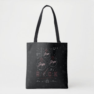 Bolsa Tote ROCHA de JINGLE BELL/sacola do Natal