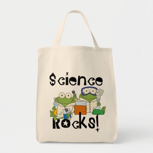 Bolsa Tote Rochas da ciência dos sapos (Frente)