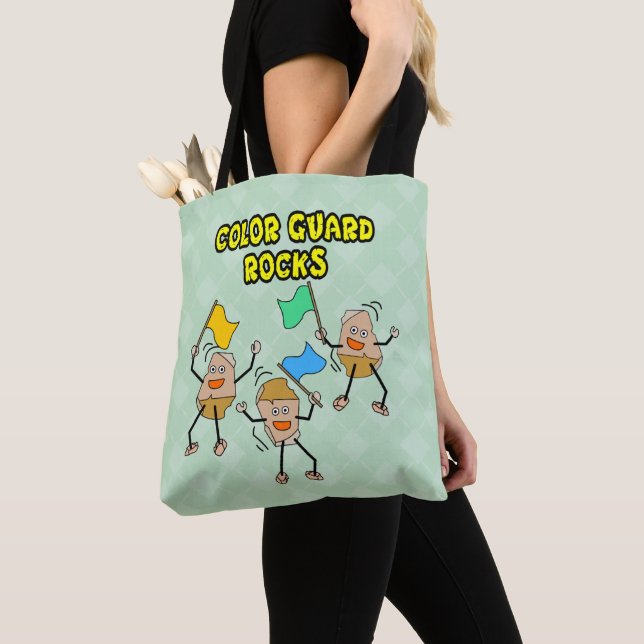 Bolsa Tote Rochas de Guarda de Cor (Close Up)