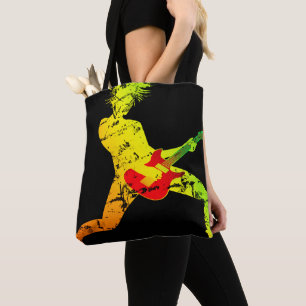 Bolsa Tote Rochedo de guitarra