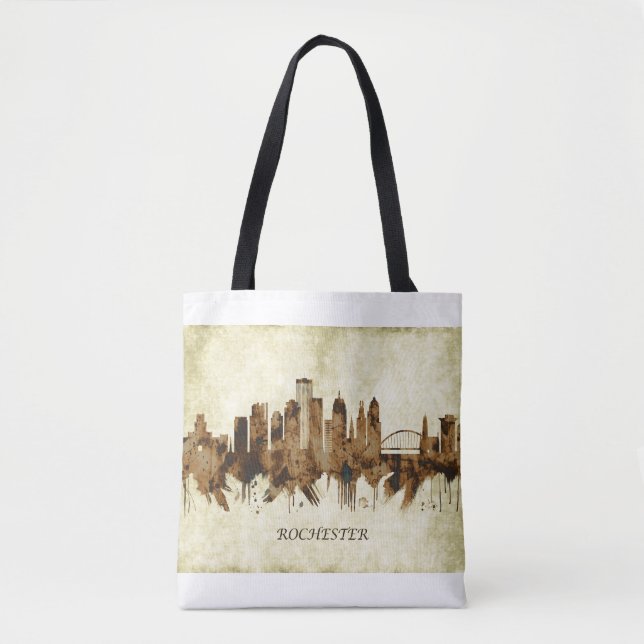 Bolsa Tote Rochester New York Cityscape (Frente)