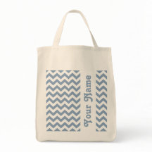 Rock Blue Safari Chevron com nome personalizável