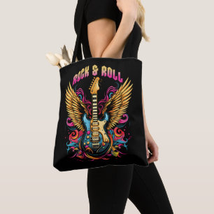 Bolsa Tote Rock n Roll Asas de Violão
