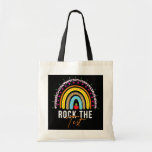 Bolsa Tote Rock The Test Test Day Teacher Testing Day<br><div class="desc">Rock The Test Test Day Teacher Testing Day Rainbow Teacher Gift. Perfect gift for your dad,  mom,  papa,  men,  women,  friend and family members on Thanksgiving Day,  Christmas Day,  Mothers Day,  Fathers Day,  4th of July,  1776 Independent day,  Veterans Day,  Halloween Day,  Patrick's Day</div>