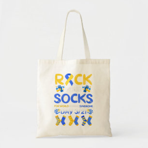 Bolsa Tote Rock Your Meias for World Down Syndrome Day 3/21