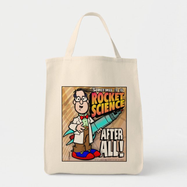 Bolsa Tote Rocket Science (Frente)