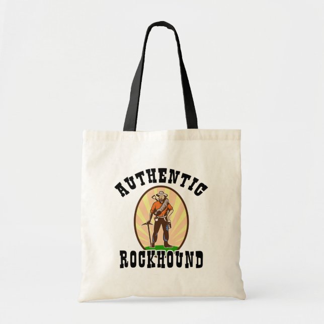 Bolsa Tote Rockhound autêntico (Frente)