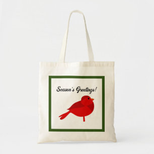 Bolsa Tote Rockin' Robin, Cartoon da Natureza do Cardeal Verm