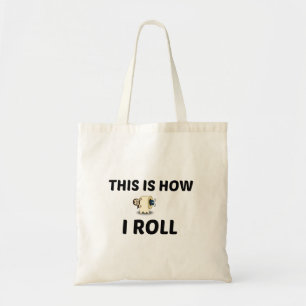 BOLSA TOTE RODA DE PAPEL DE TOILET