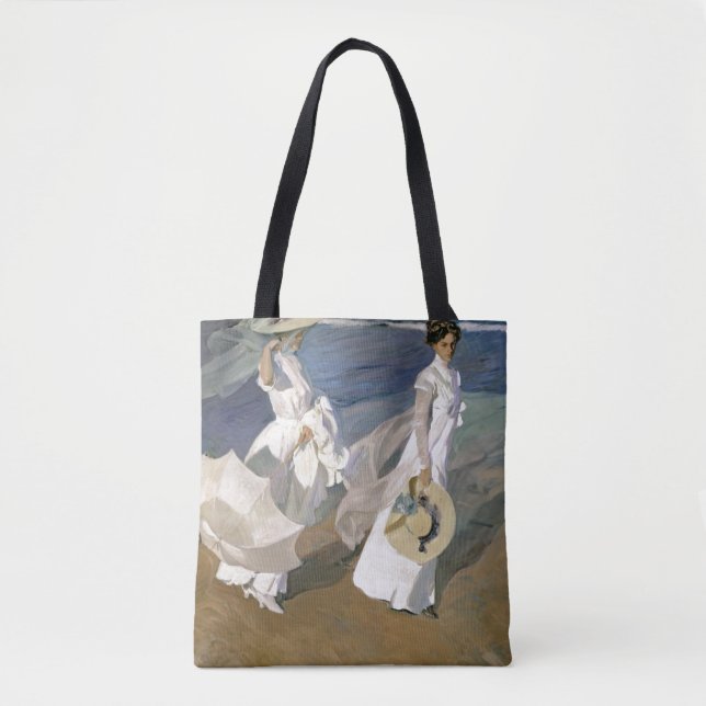 Bolsa Tote Rolando ao longo da costa, 1909 (Frente)