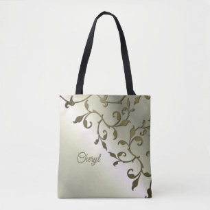 Bolsa Tote Rolando Folhas de Oliva Pessoais