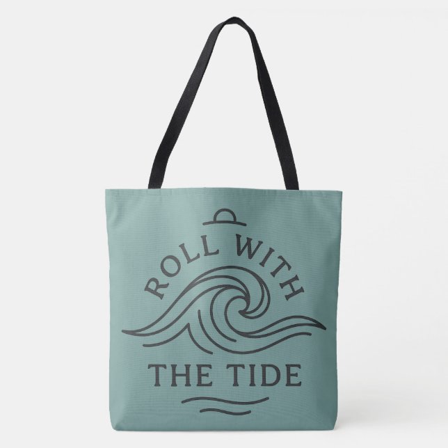 Bolsa Tote Rolar Com A Maré (Frente)