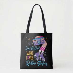 Bolsa Tote Roller Skating Apenas Uma Menina Que Ama Roller