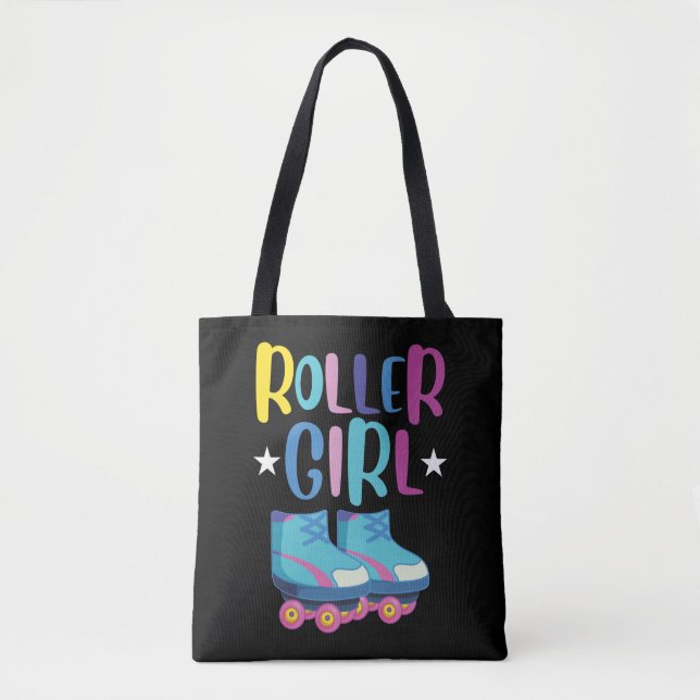 Bolsa Tote Rollerbling de patinagem para netos (Frente)