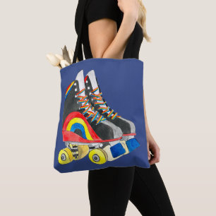 Bolsa Tote Rollerskates retro 80