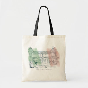Bolsa Tote Roma Itália Victor Emmanuel Building Caneta and In