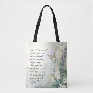 Bolsa Tote Romanos 12:2 Não se conformem com esta Bíblia do M