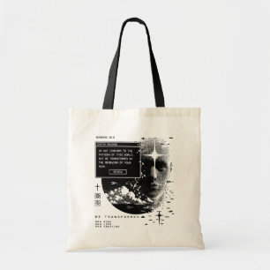 Bolsa Tote Romanos 12:2 Renove Seu Sistema de Mensagem de Ale