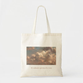 Bolsa Tote Romantic Cloud Quote Tote Bag 