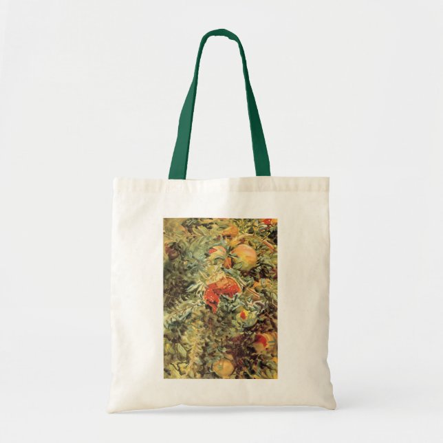 Bolsa Tote Romãs II por John Singer Sargent (Frente)