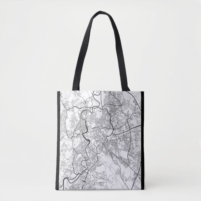 Bolsa Tote Rome Italy Map (Frente)