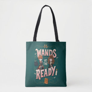 Bolsa Tote Ron & Hermione Wands no Ready