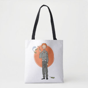 Bolsa Tote Ron Weasley Ilustração "Comer Slugs"