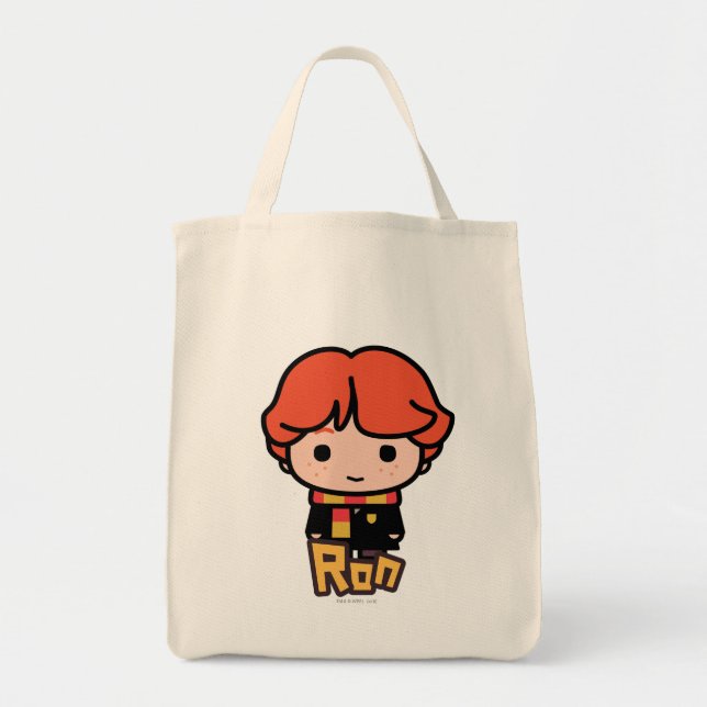 Bolsa Tote Ron Weasley Personagem de desenho animado Art (Frente)