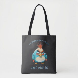 Bolsa Tote Rooster Stubborn Lida Com Ele Engraçado Adorável