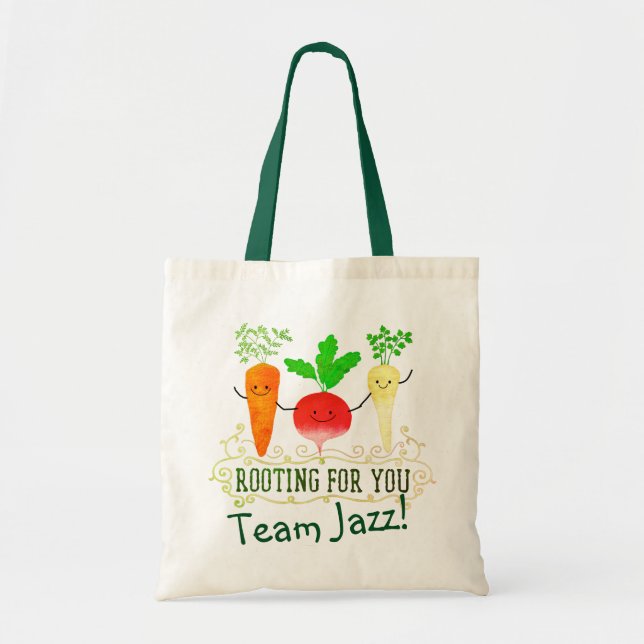 Bolsa Tote Root Pun Positivo - Root para a Equipe (Frente)