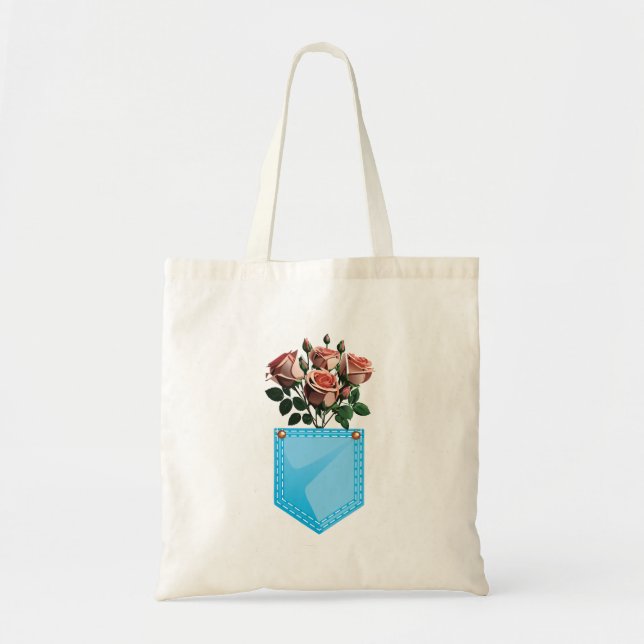 Bolsa Tote rosa (Frente)
