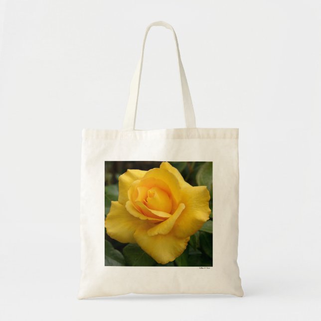 Bolsa Tote Rosa Amarela (Frente)