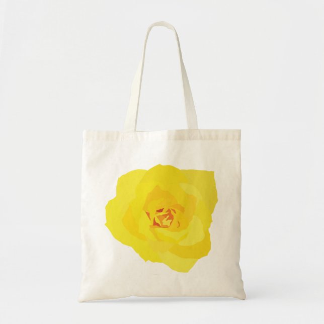 Bolsa Tote Rosa Amarela (Frente)