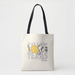 Bolsa Tote Rosa amarelo de Texas