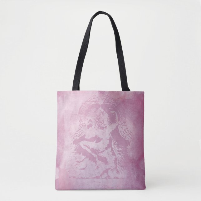 Bolsa Tote Rosa Apsara (Frente)