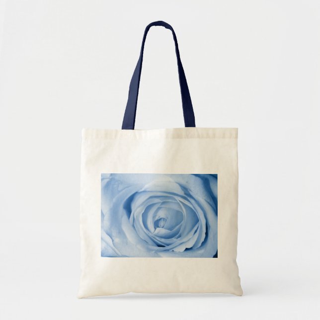 Bolsa Tote Rosa Azul Claro (Frente)