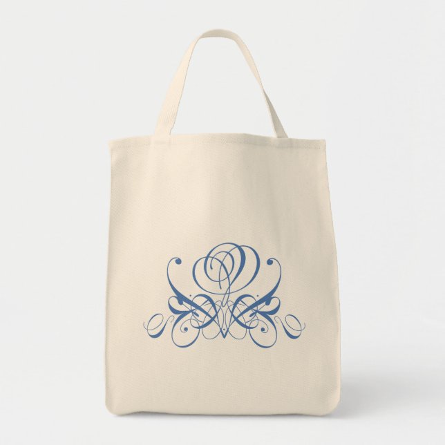 Bolsa Tote Rosa azul-claro (Frente)