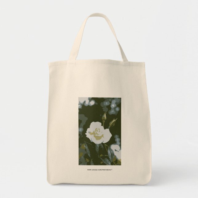 Bolsa Tote Rosa Branca (Frente)