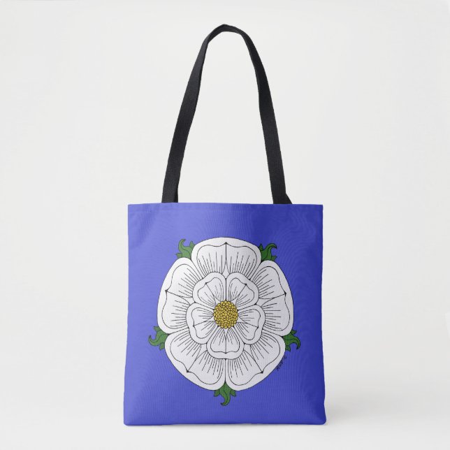 Bolsa Tote Rosa Branca de York (Frente)