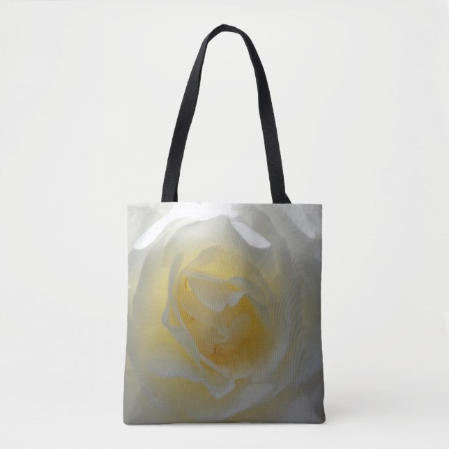 Bolsa Tote Rosa Branca Feche A Banheira (Frente)
