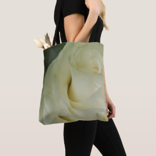 Bolsa Tote Rosa Branca Por Toda A Impressão