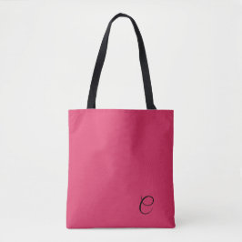 Bolsa Tote Rosa Cereja