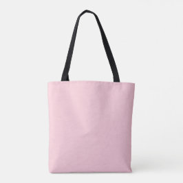 Bolsa Tote Rosa Chiclete Bonito e Delicioso Cor Sólida