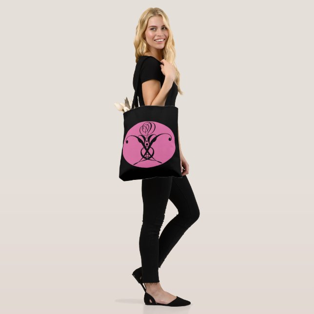 Bolsa Tote Rosa cor-de-rosa e preto (No(a) Modelo)