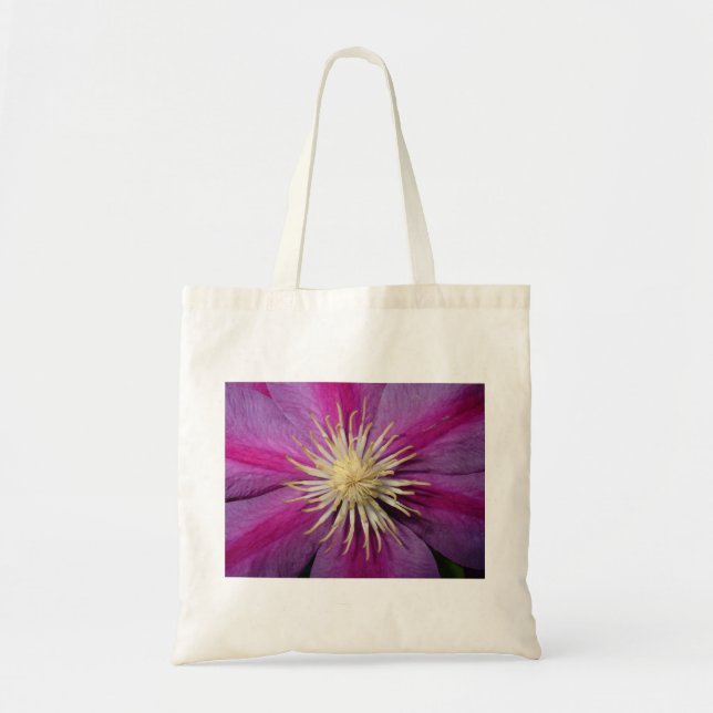 Bolsa Tote Rosa da flor da paixão (Frente)